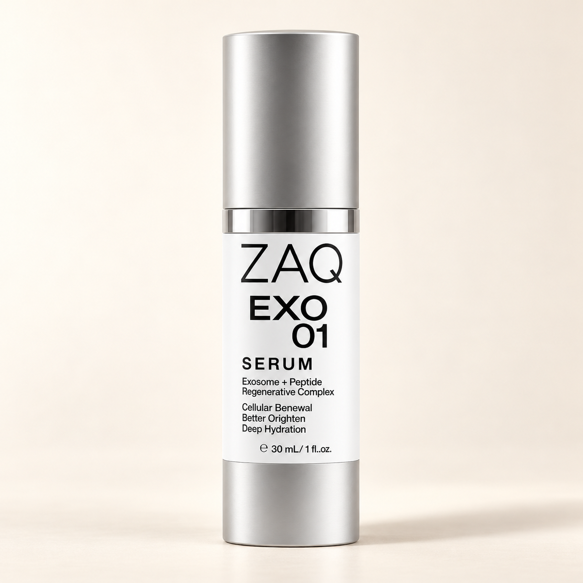 ZAQ EXO 01 Exosome & Peptide Serum – Cellular Regeneration, Skin Barrier Repair & Deep Hydration