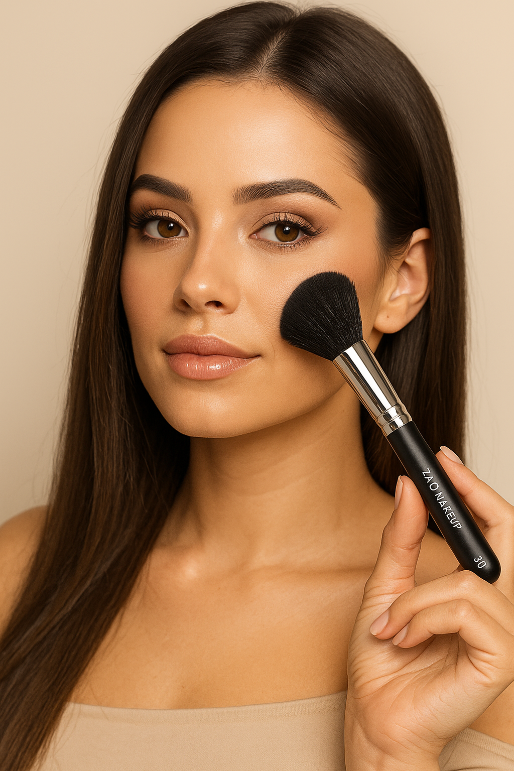 LARGE FLAT POWDER BRUSH