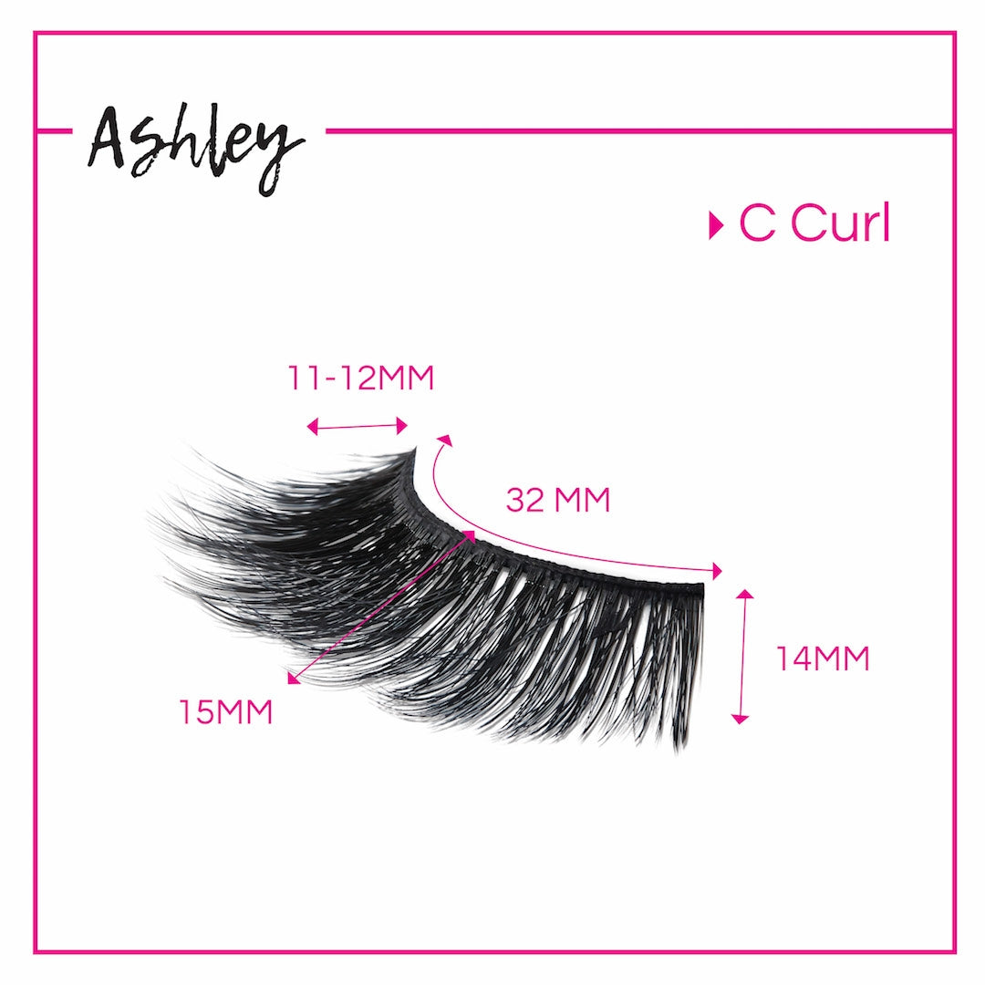 GladGirl 3D False Lash Kit - Ashley