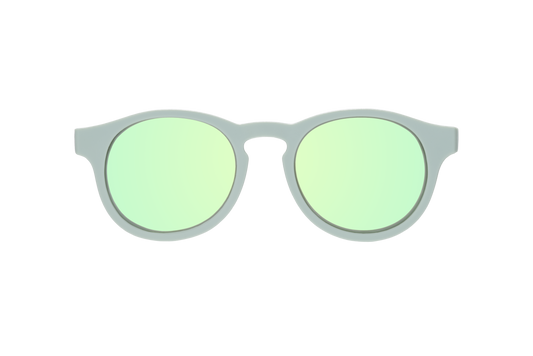 Babiators - Baby and Kids Polarized Keyhole Sunglasses: Seafoam Blue | Seafoam Mirrored Lens