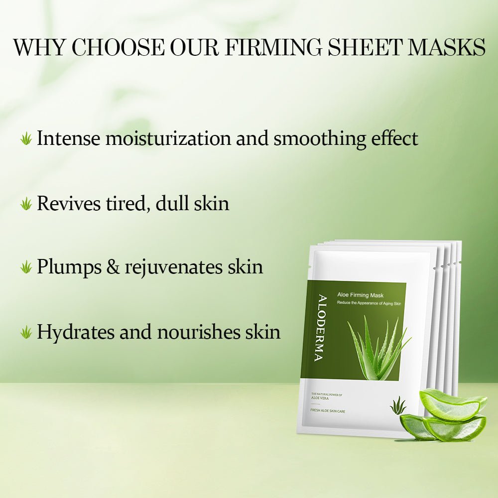 Mascarilla reafirmante de aloe (caja de 5)