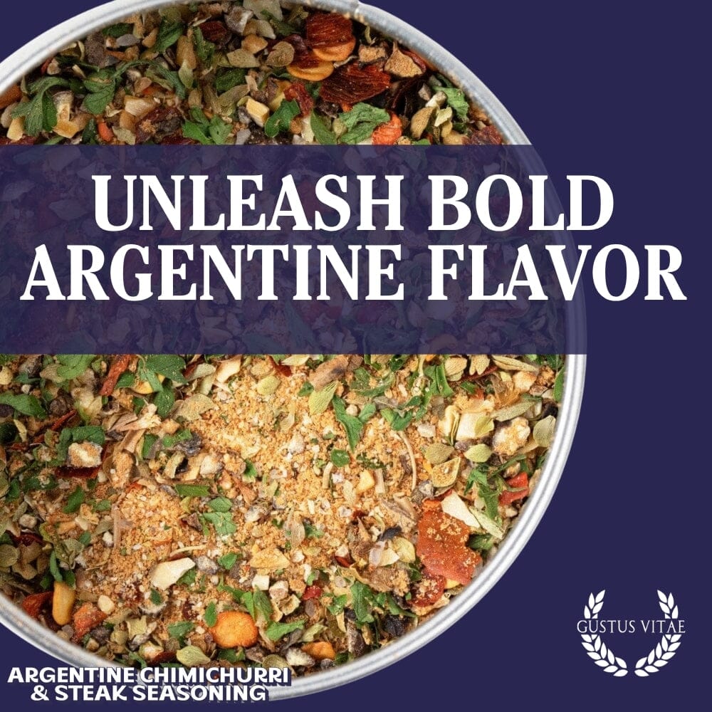 Chimichurri argentino y condimento para bistec