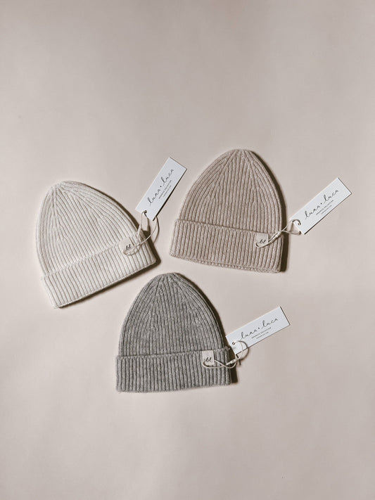 Luna + Luca Merino Wool Baby Beanie