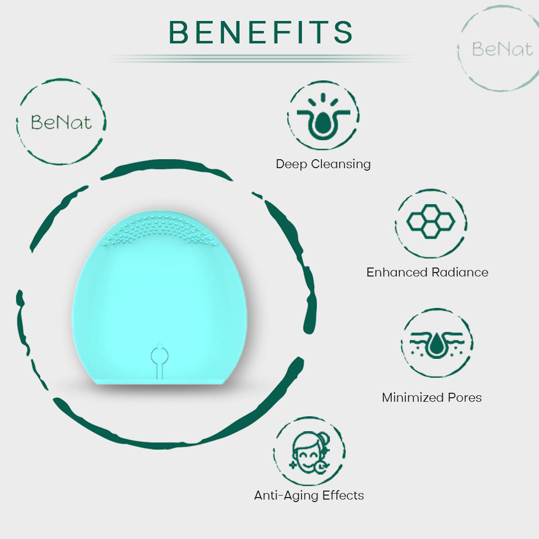 Cepillo de limpieza facial recargable