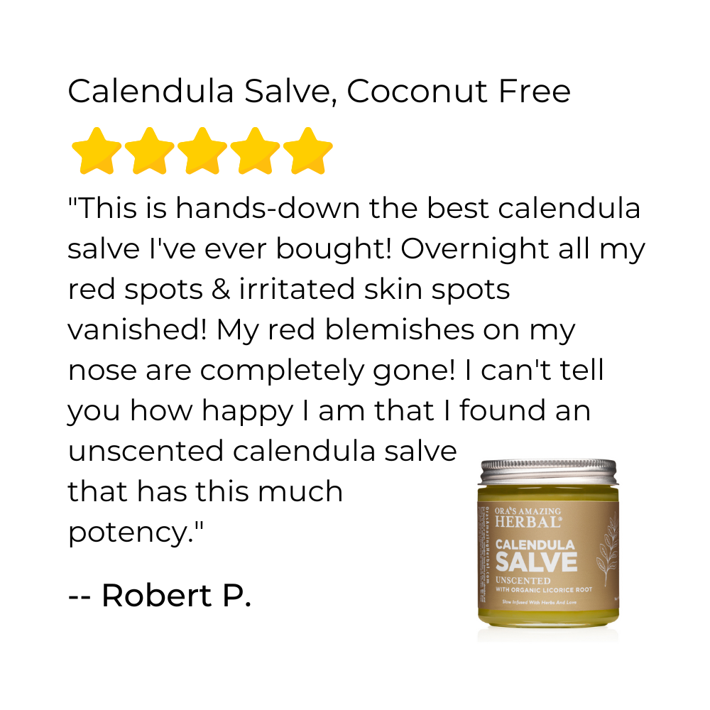 Calendula Salve, Coconut Free Draw Salve with Licorice Root