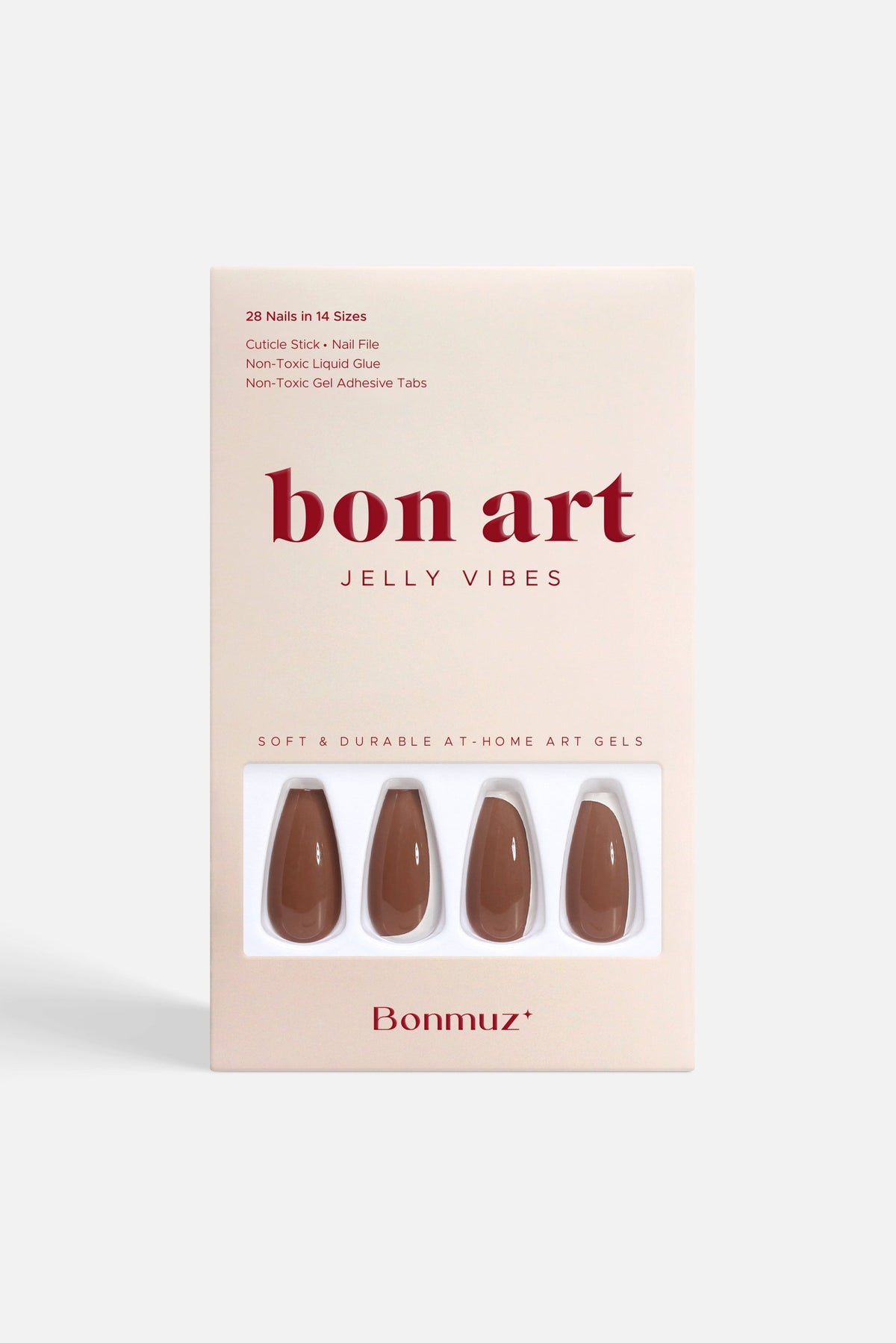 Toffee Nut | Uñas postizas suaves y duraderas