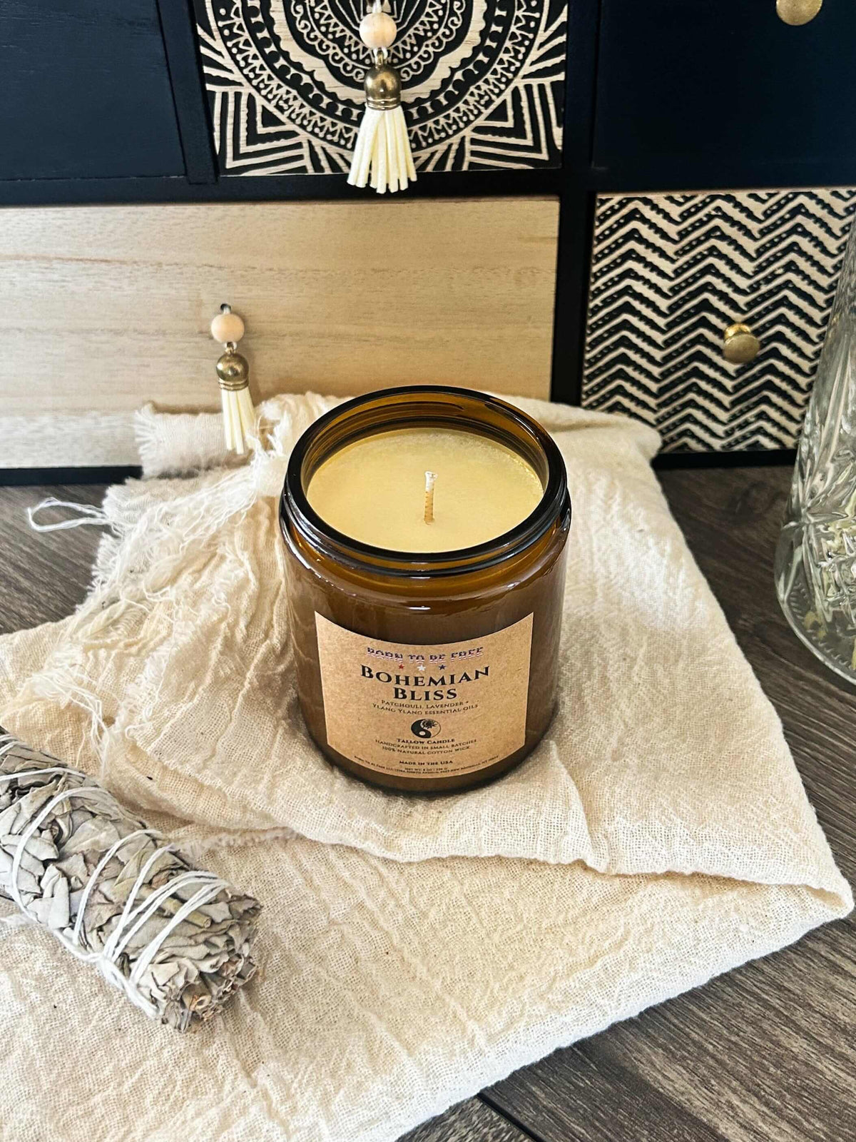 Vela de sebo Bohemian Bliss