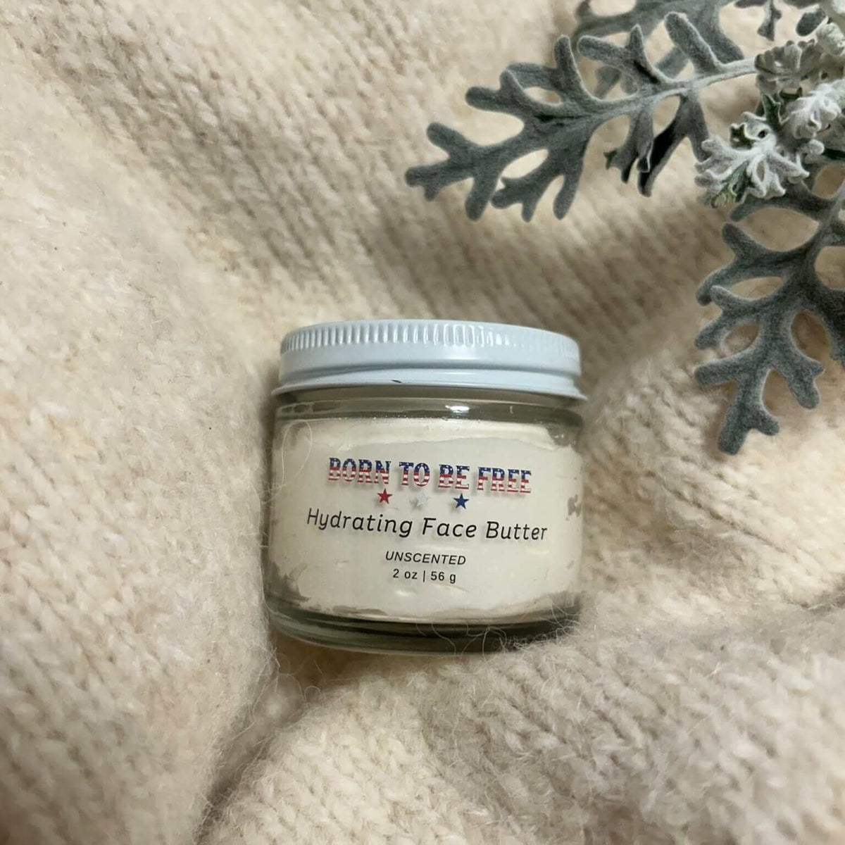 Manteca hidratante facial sin aceites esenciales