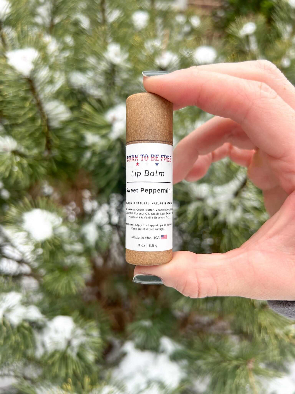 Bálsamo labial de menta dulce