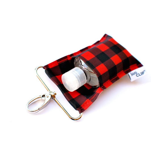 Buffalo Plaid SaniClip Hand Sanitizer Holder - made to order | Daily Health & Beauty