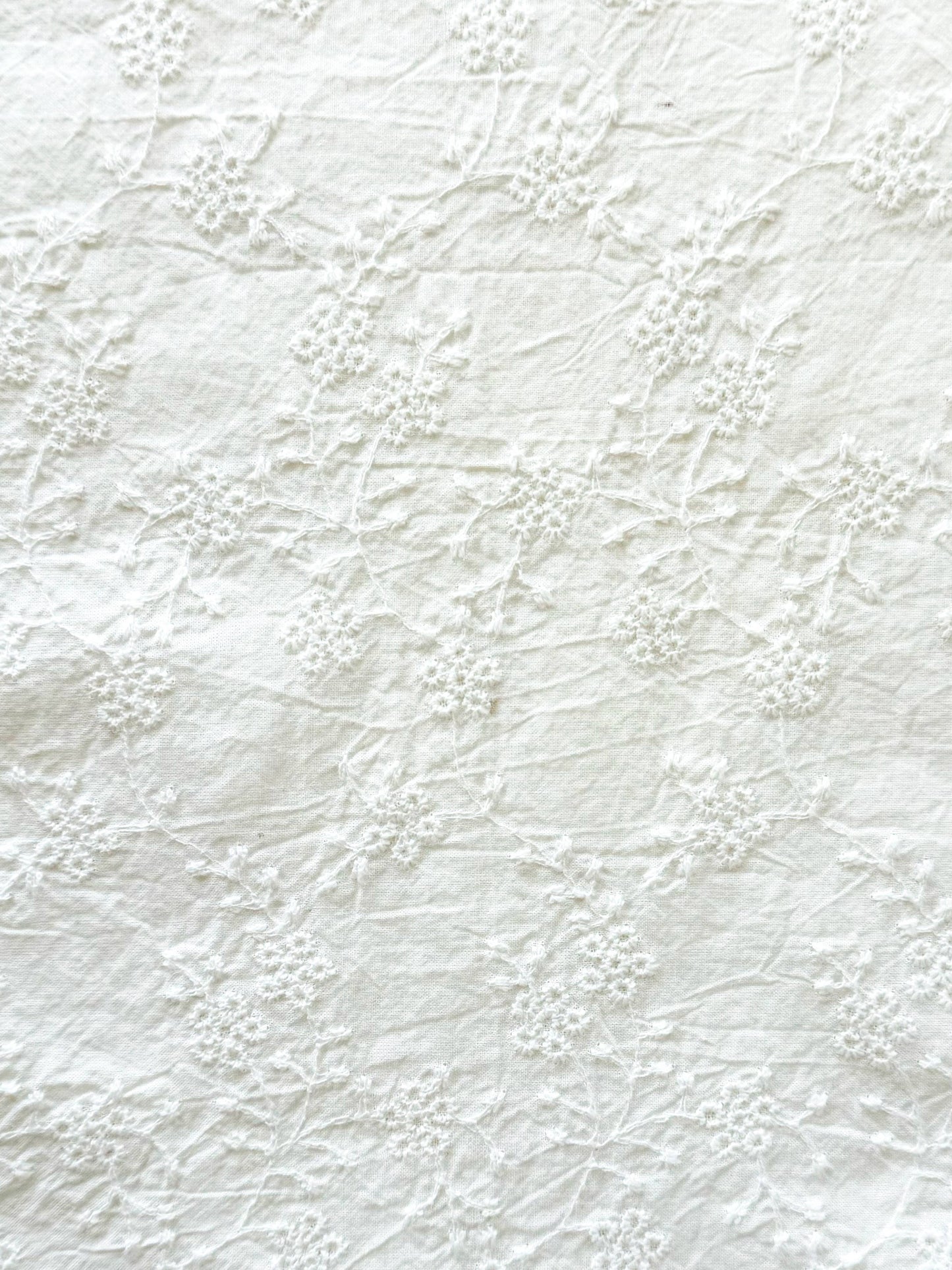 Organic Elowyn Eyelet Ruffle Bubble Romper