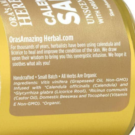 Calendula Salve, Coconut Free Draw Salve with Licorice Root