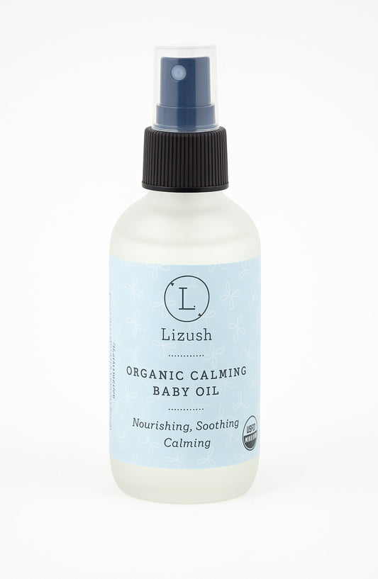 ORGANIC CALMING BABY OIL Nourishing, Soothing, Calming