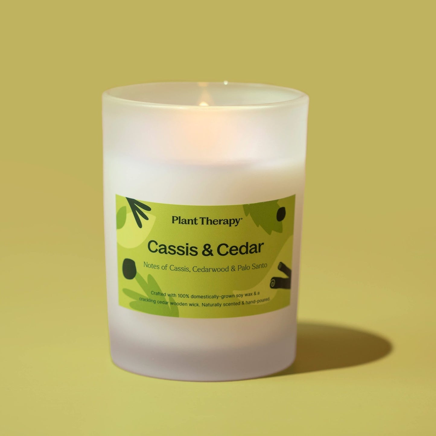 Cassis & Cedar Naturally Scented Candle | Daily Health & Beauty