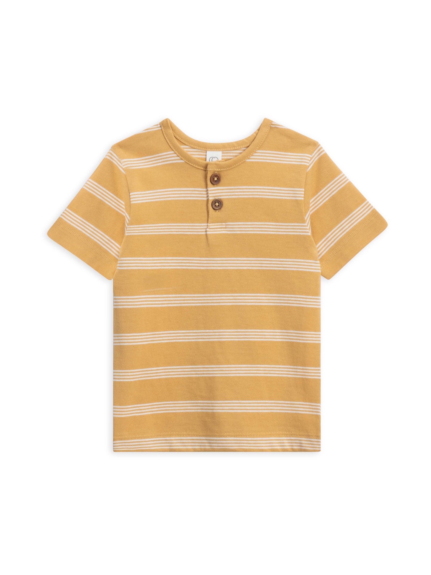 Organic Baby Reef Henley Crew Neck Tee