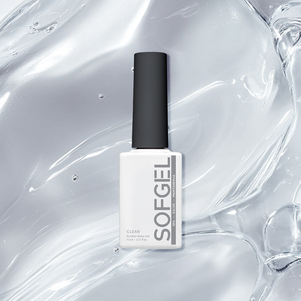 CLEAR Rubber Base Gel