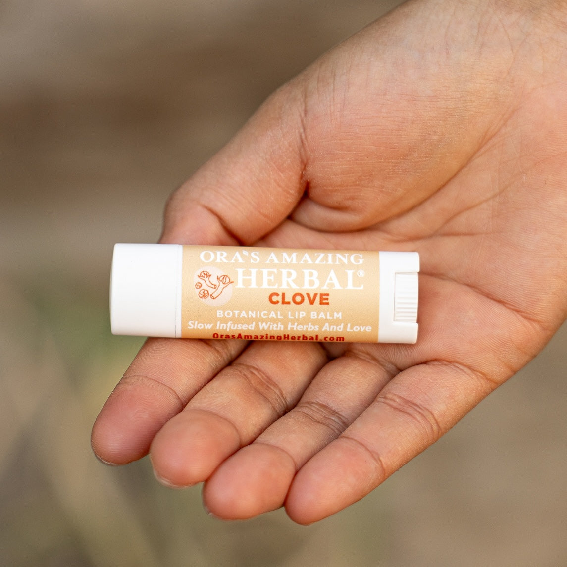 Natural Lip Balm, Herbal Infused, Clove