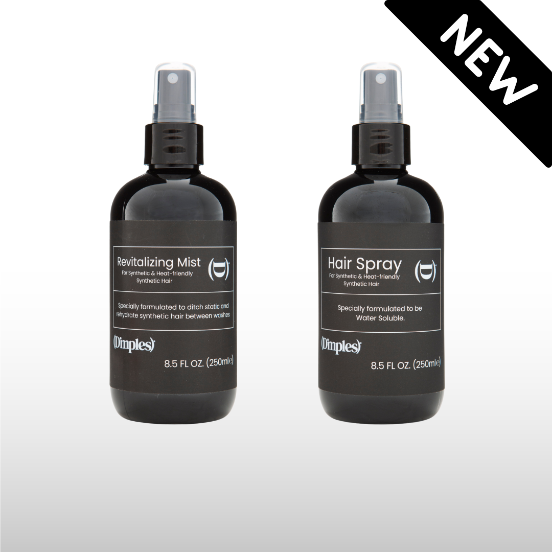 Spray revitalizante y spray para cabello sintético - Pack combinado
