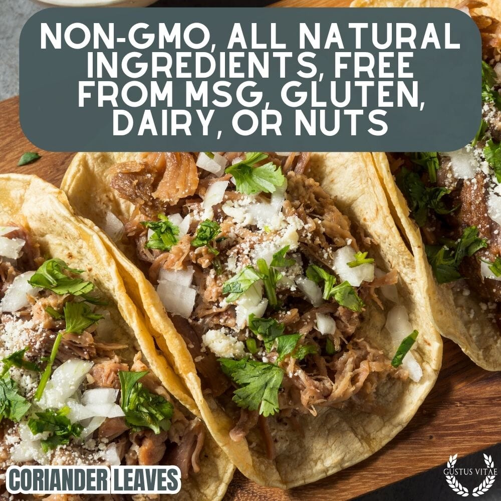 Hojas de cilantro (cilantro)