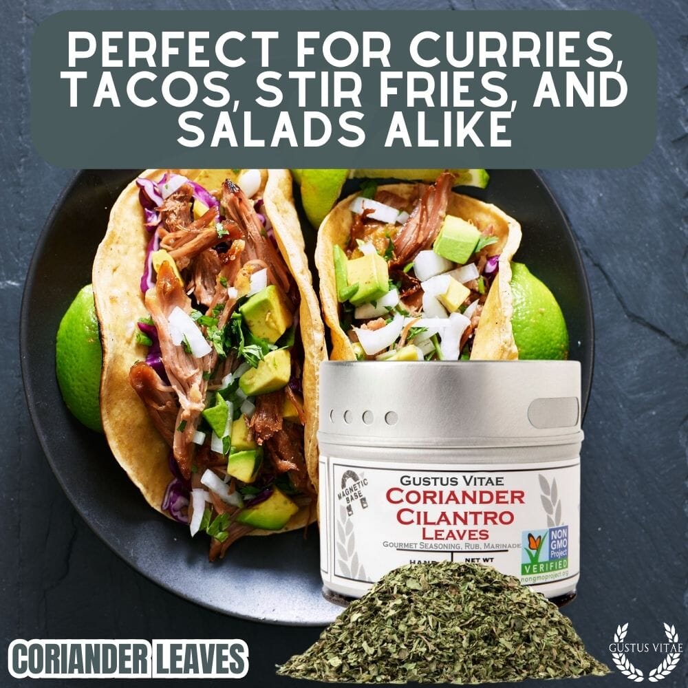 Hojas de cilantro (cilantro)