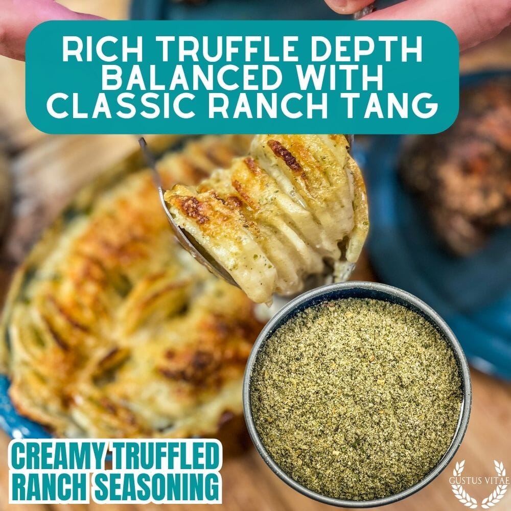 Condimento ranchero cremoso con trufa