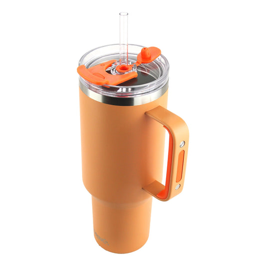 Drinco 40oz Tumbler with Handle (Cantaloupe)