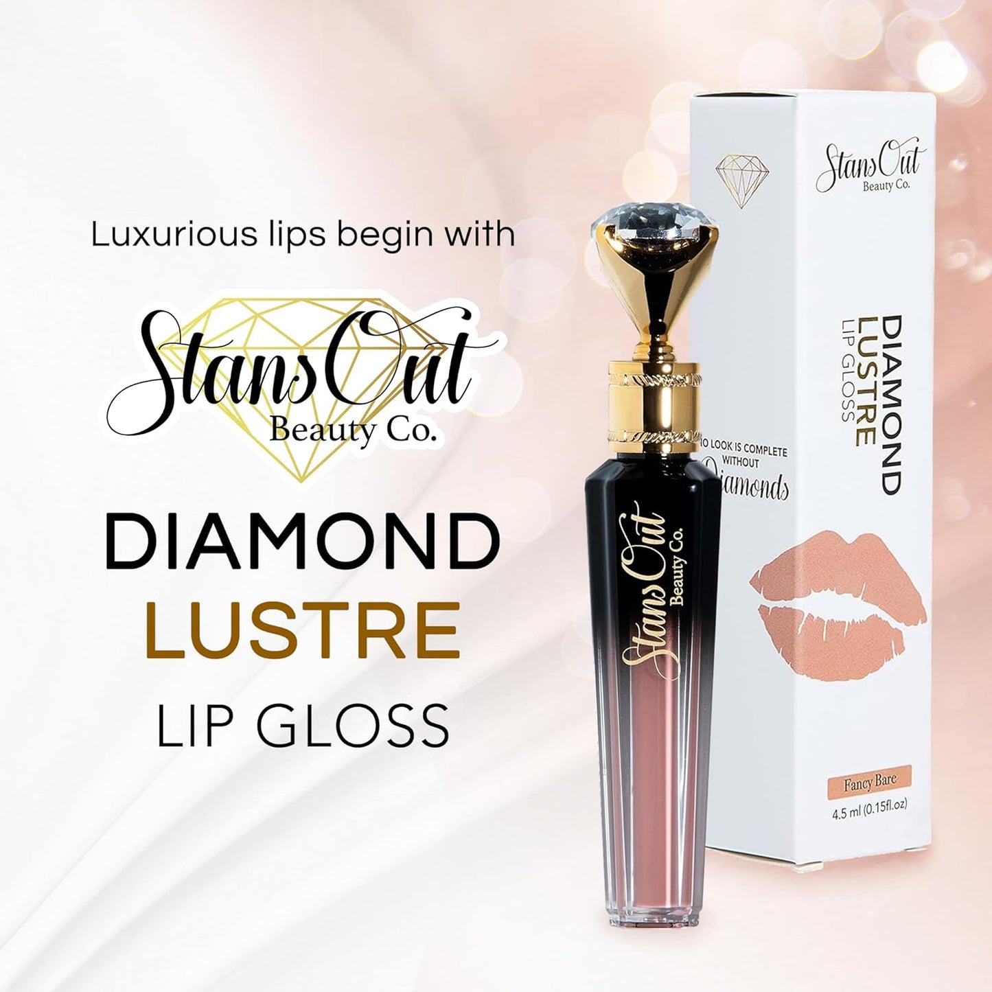 Diamond Lustre Lip Gloss – Hydrating Shine with Diamond-Like Sparkle