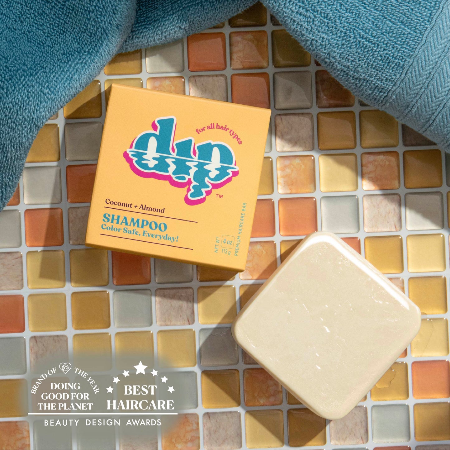 Color Safe Shampoo Bar for Every Day - Coconut & Almond