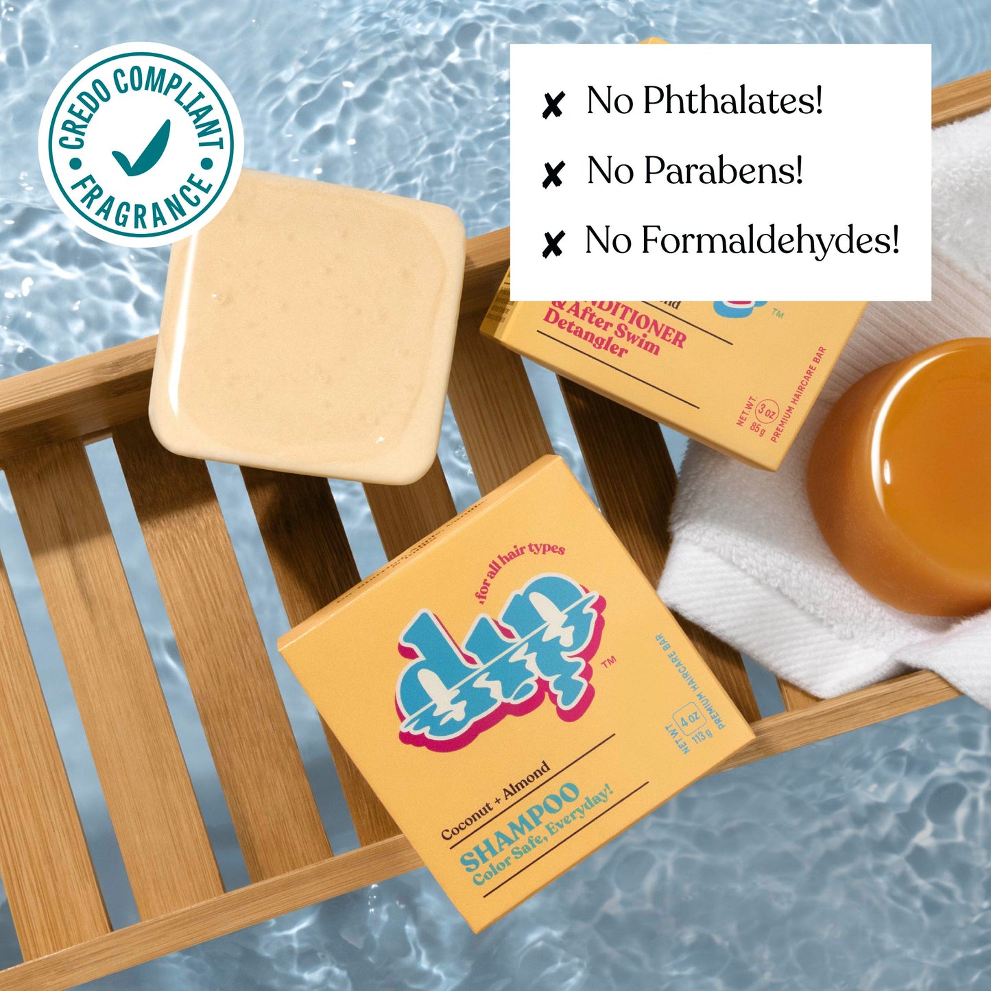 Color Safe Shampoo Bar for Every Day - Coconut & Almond