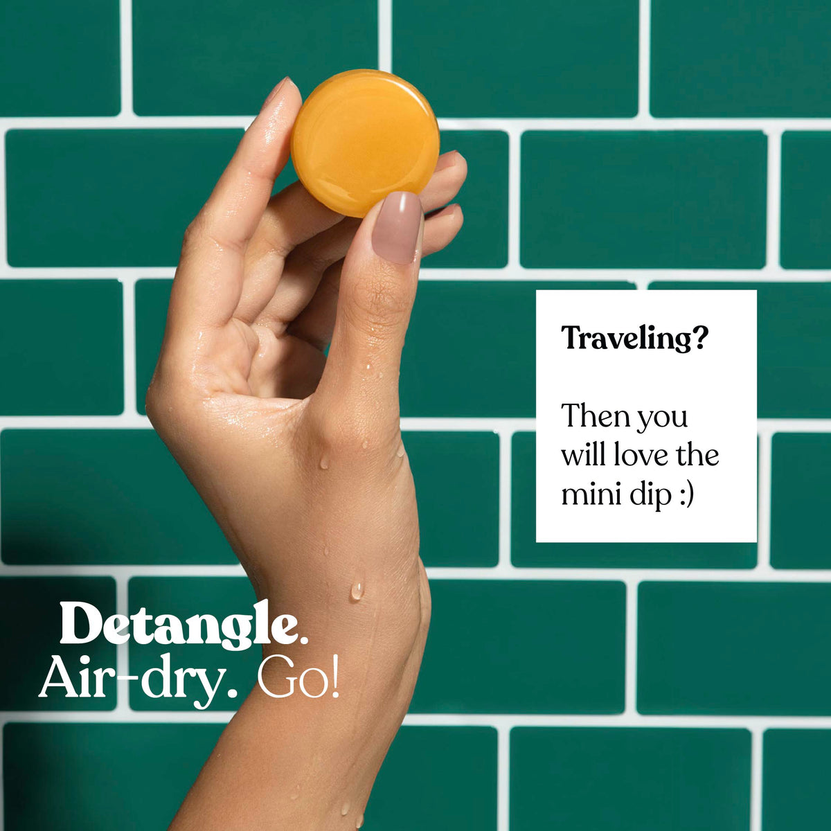 Acondicionador Mini Dip y Desenredante para Después de Nadar - Mimosa y Sándalo