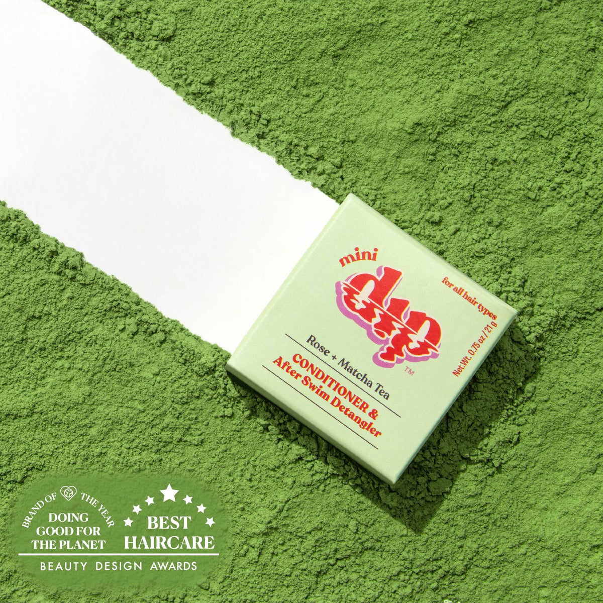 Acondicionador Mini Dip y Desenredante para Después del Baño - Rosa y Té Matcha