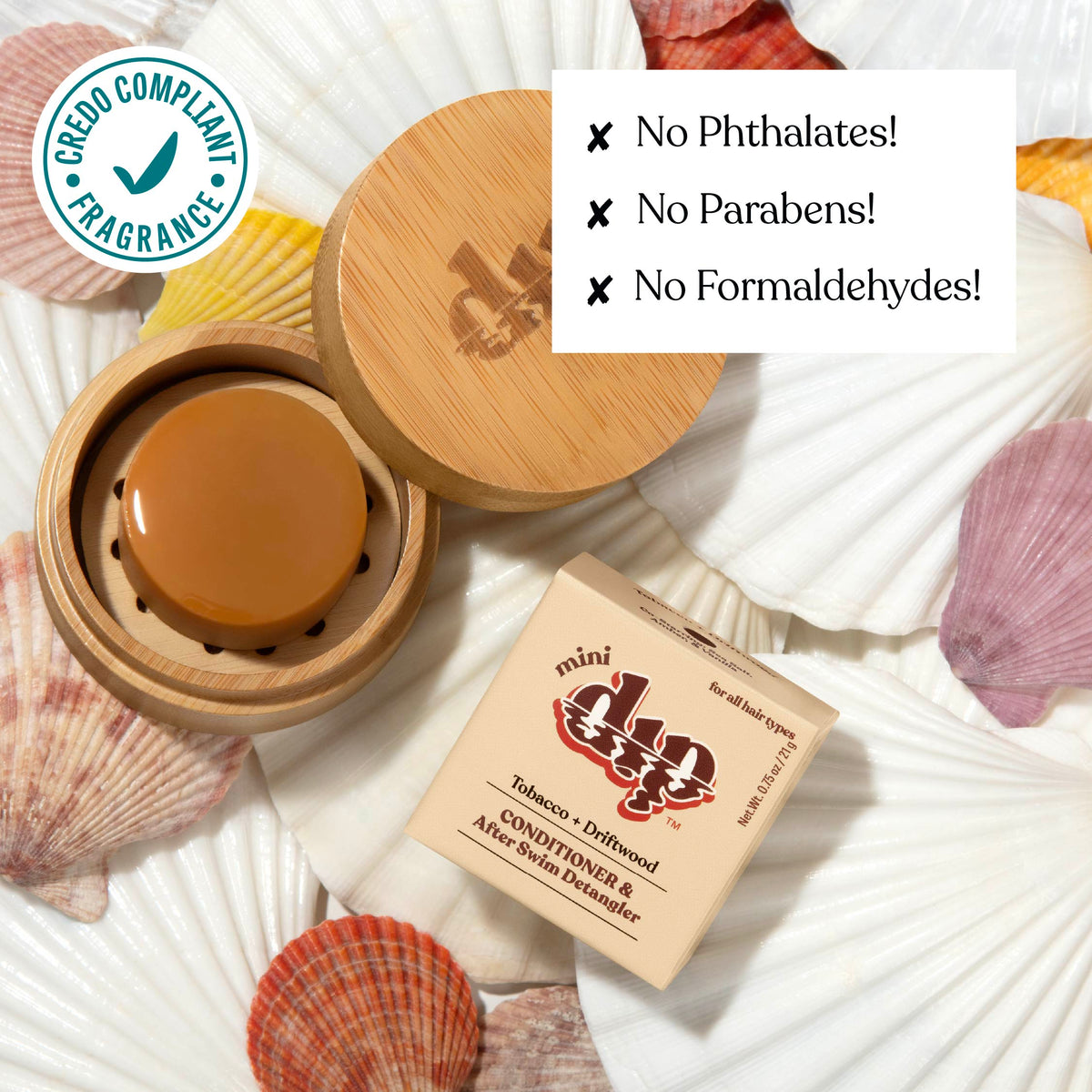 Mini Dip Conditioner & After Swim Detangler - Tobacco & Driftwood