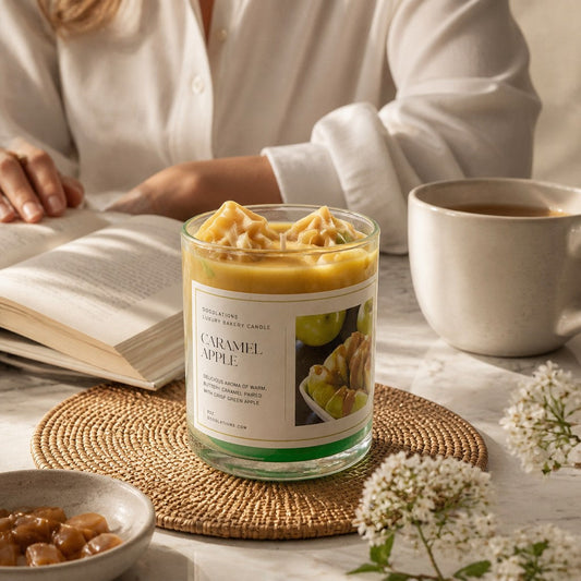 Doodlations Boutique Candle | Apple Caramel