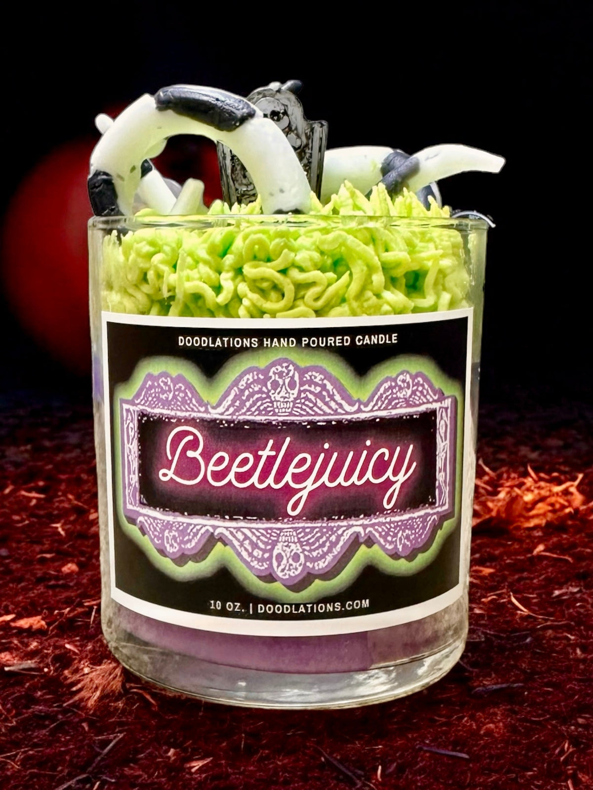 Doodlations Luxury Candle | Beetlejuicy