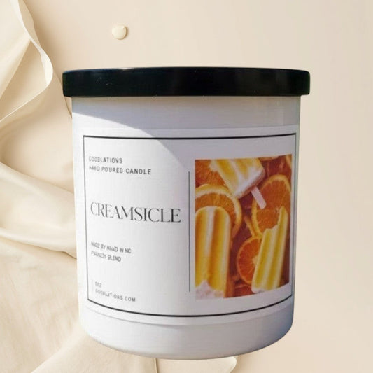 Doodlations Boutique Candle | Creamsicle