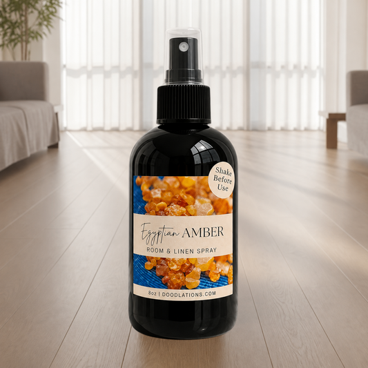 Doodlations Room & Linen Spray | Egyptian Amber