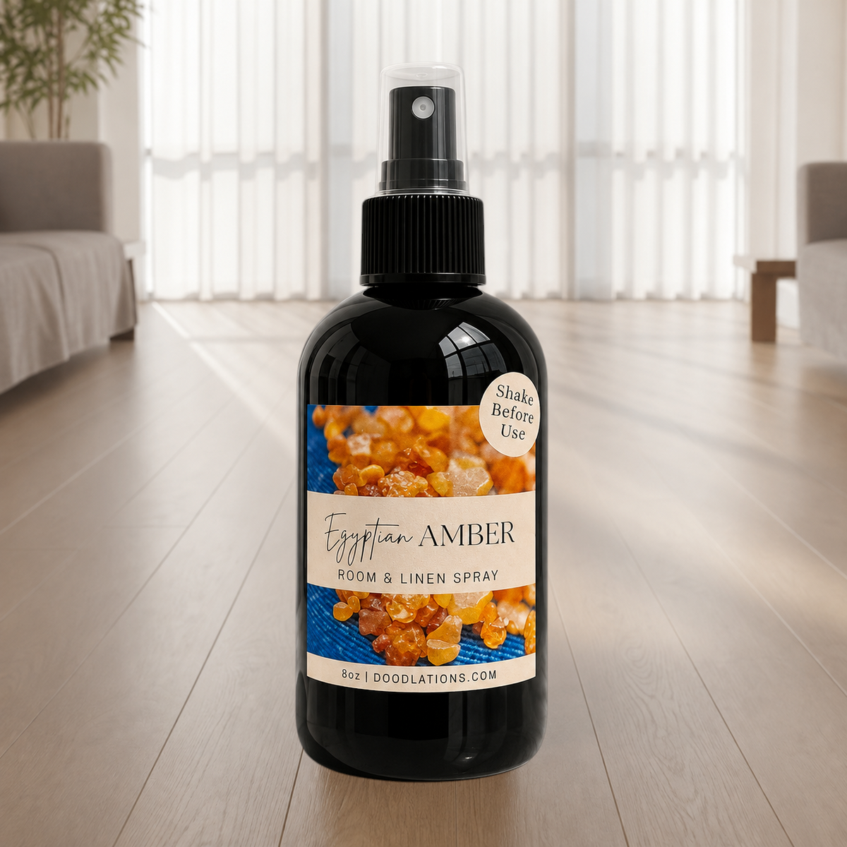 Doodlations Room & Linen Spray | Egyptian Amber