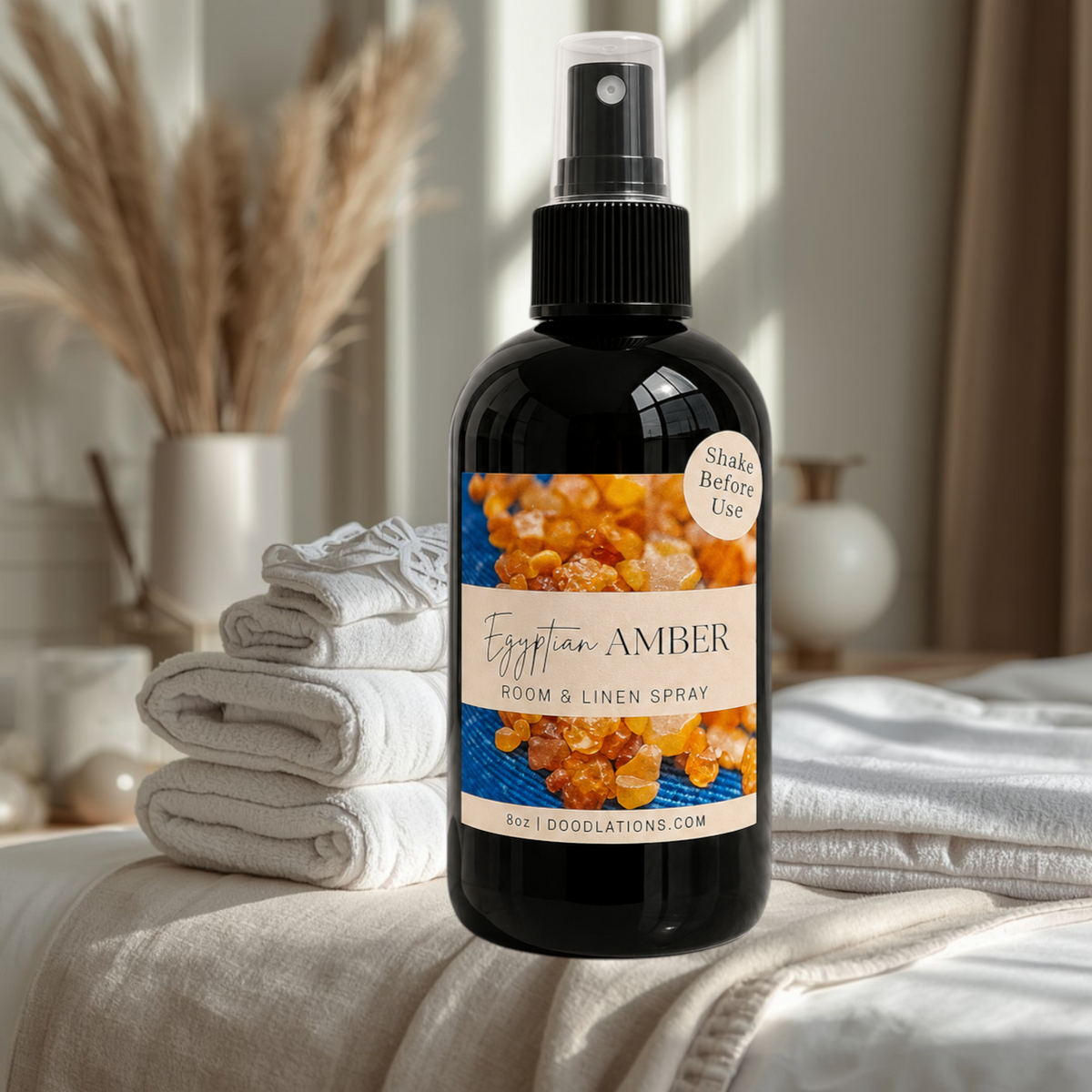 Doodlations Room & Linen Spray | Egyptian Amber