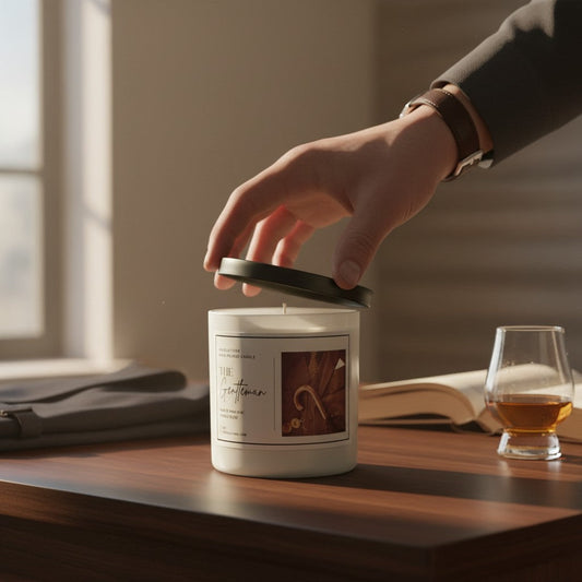 Doodlations Boutique Candle | The Gentleman