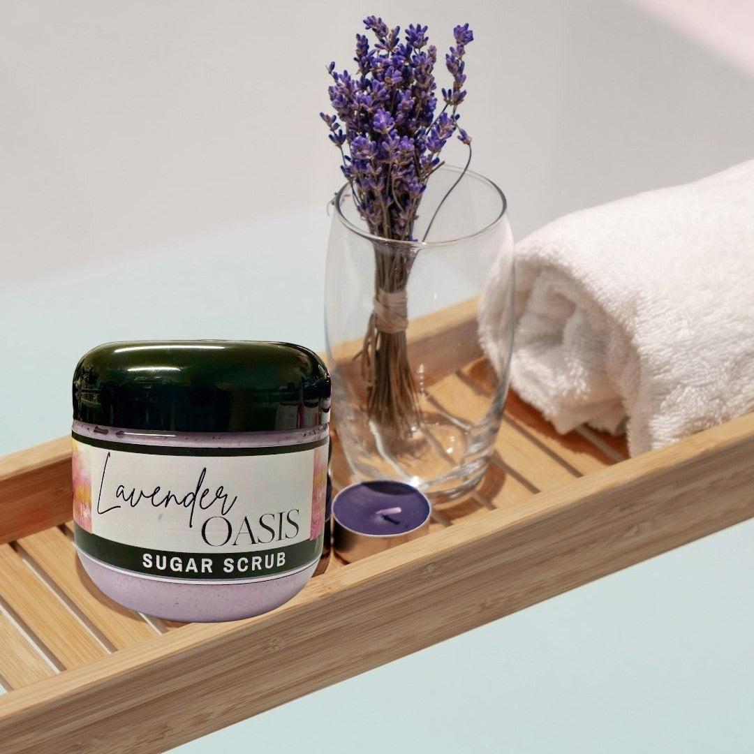 Doodlations Sugar Scrub | Lavender Oasis | 4 oz