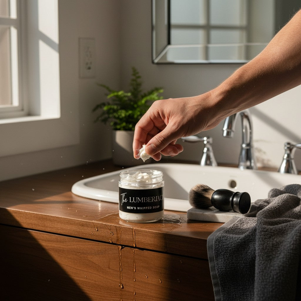 Doodlations Men's Whipped Soap | Lumberjack | 4 oz