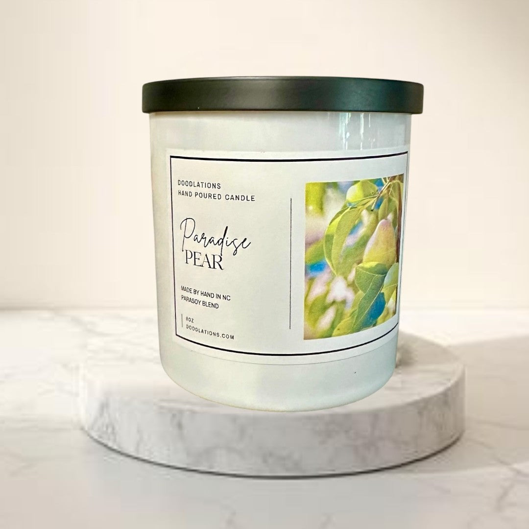 Doodlations Boutique Candle | Paradise Pear