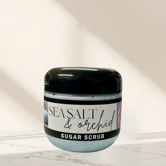 Doodlations Sugar Scrub | Sea Salt & Orchid | 4 oz