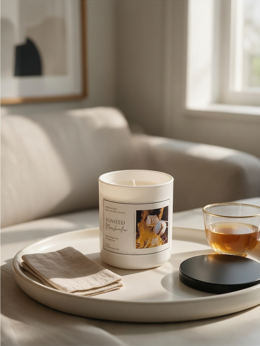 Doodlations Boutique Candle | Toasted Marshmallow