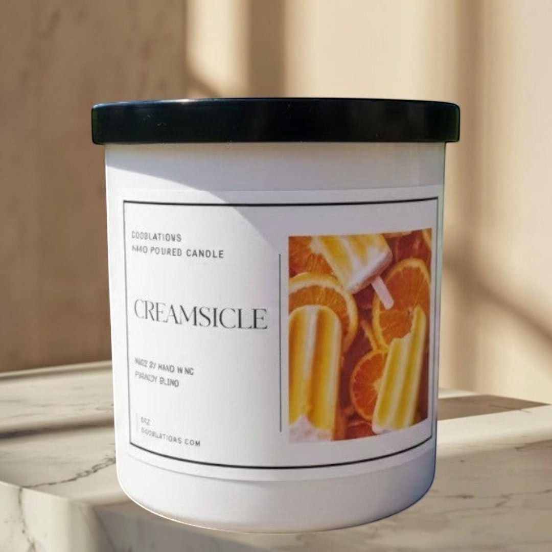 Doodlations Boutique Candle | Creamsicle