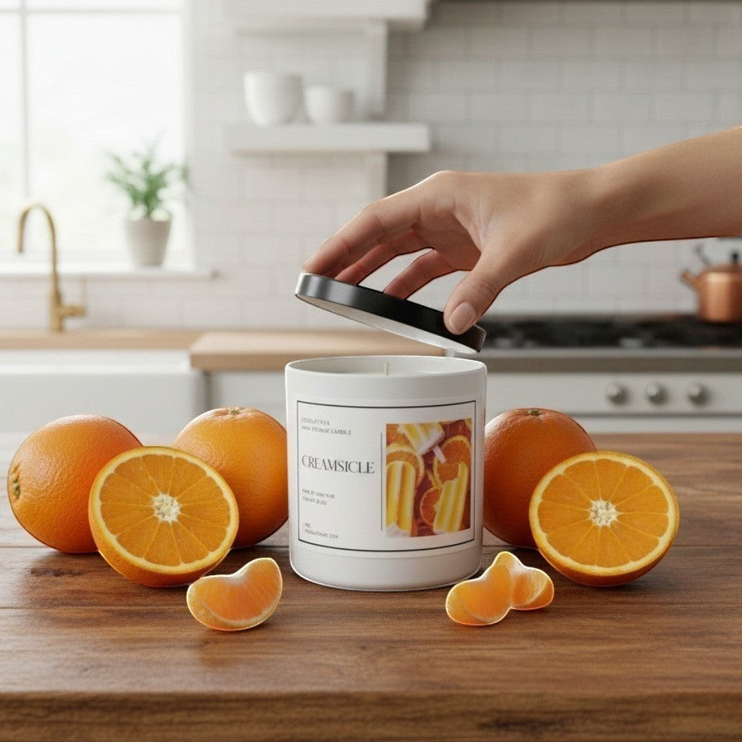 Doodlations Boutique Candle | Creamsicle