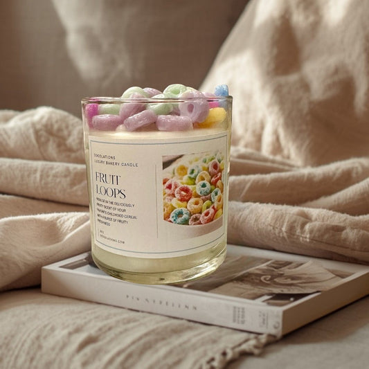 Doodlations Boutique Candle | Fruit Loop