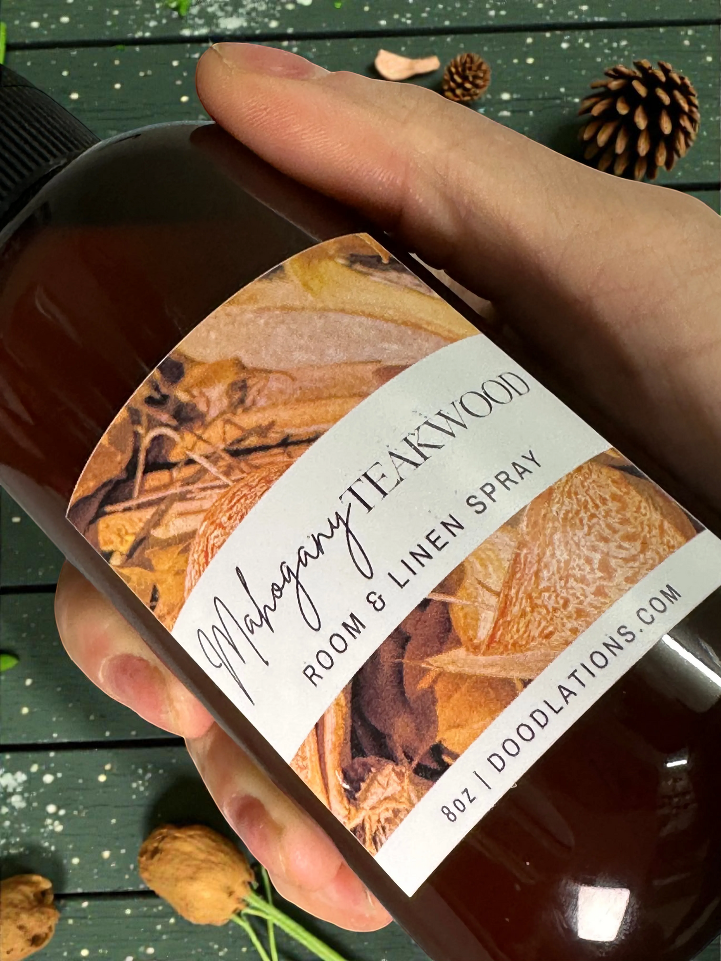 Mahogany Teakwood Room & Linen Spray