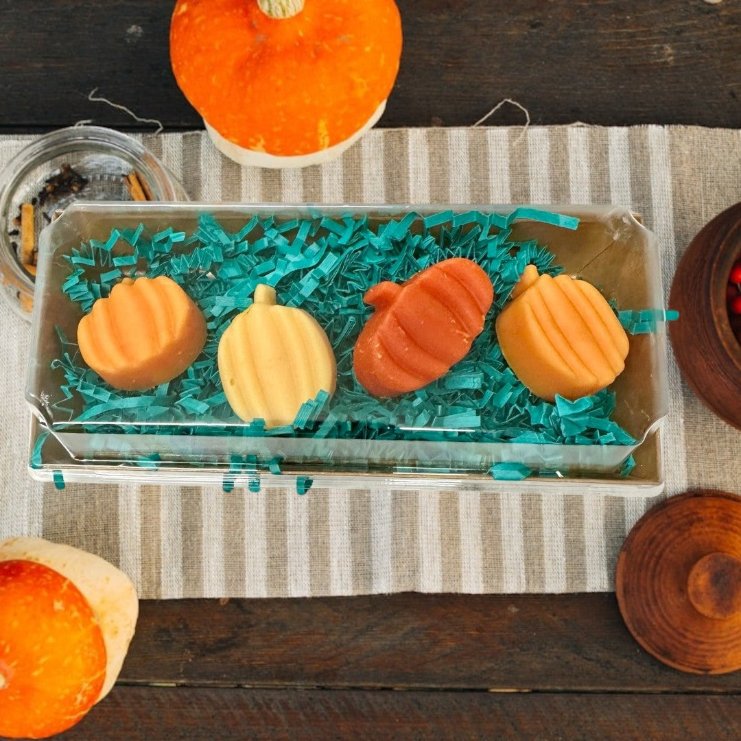 Cera derretida de calabaza machacada