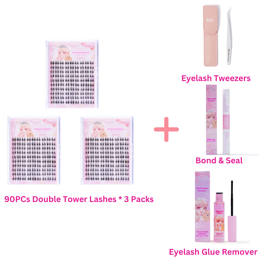 90PCs Double Tower Lashes